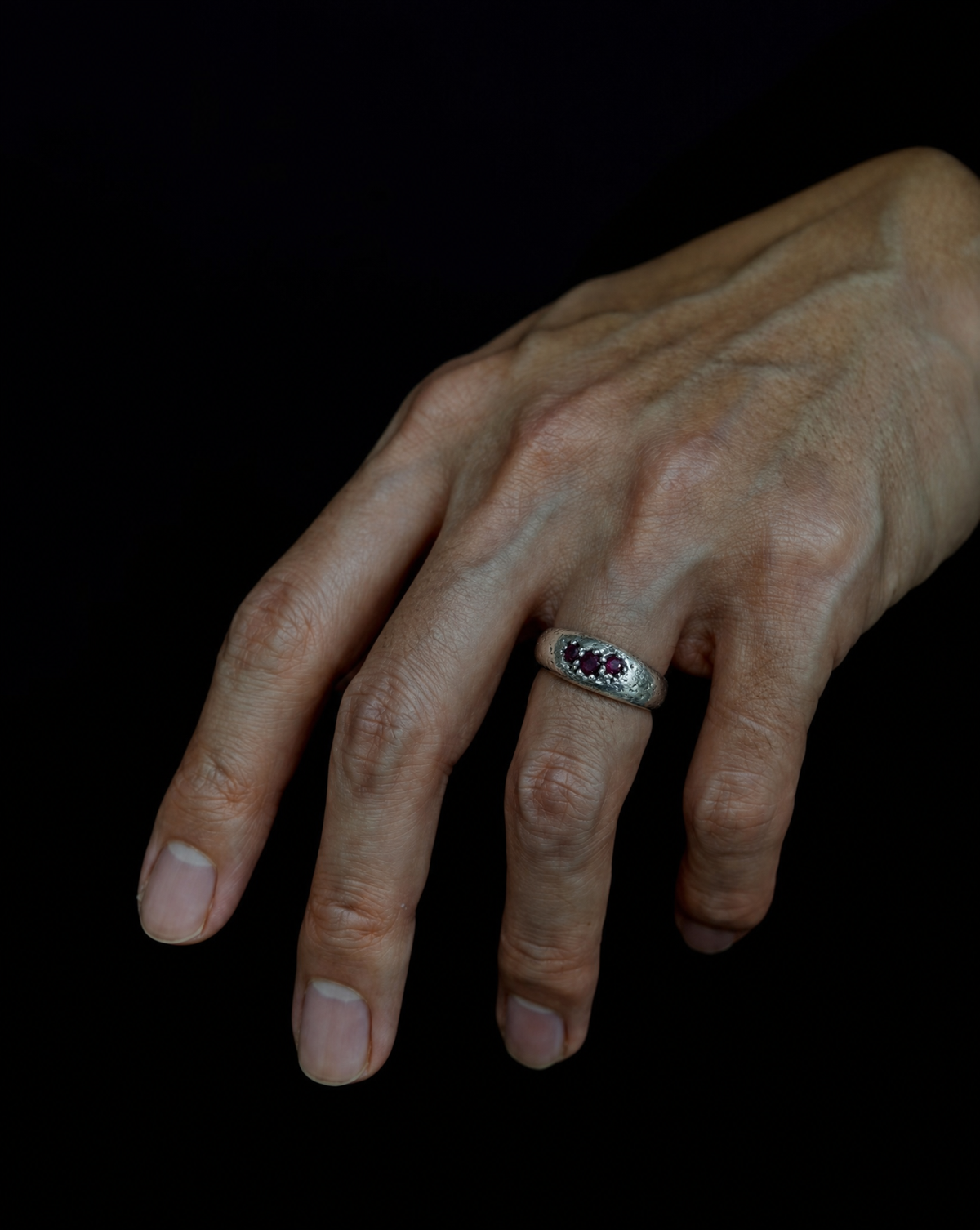 Triple Stone Ring